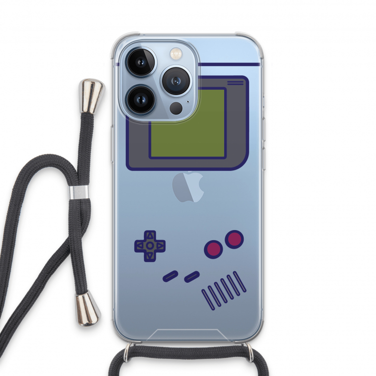Game On: iPhone 13 Pro Transparant Hoesje met koord
