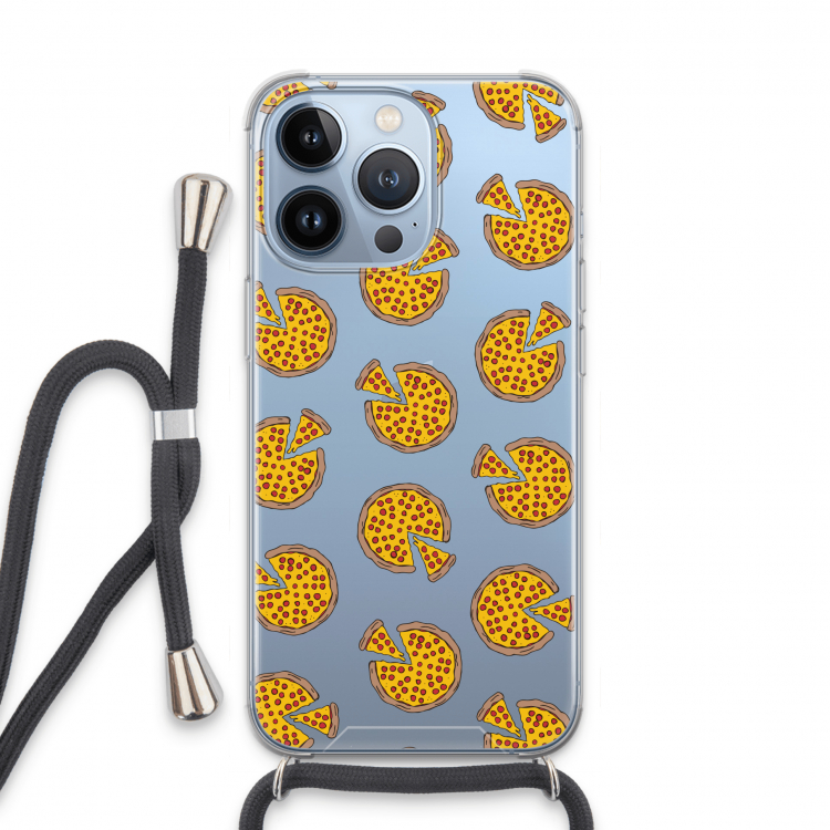 You Had Me At Pizza: iPhone 13 Pro Transparant Hoesje met koord