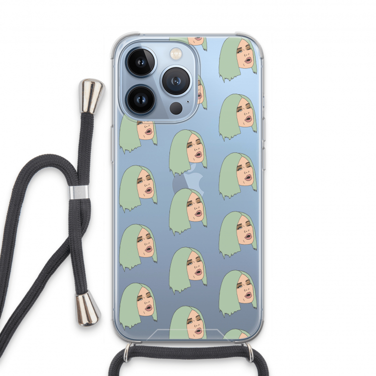 King Kylie: iPhone 13 Pro Transparant Hoesje met koord