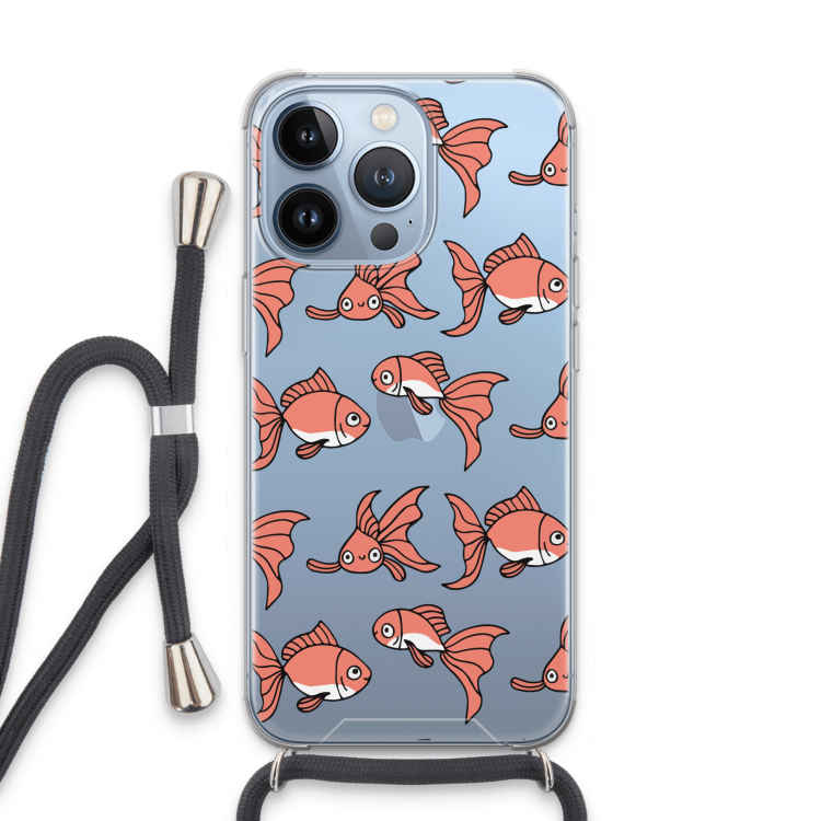 Blub: iPhone 13 Pro Transparant Hoesje met koord