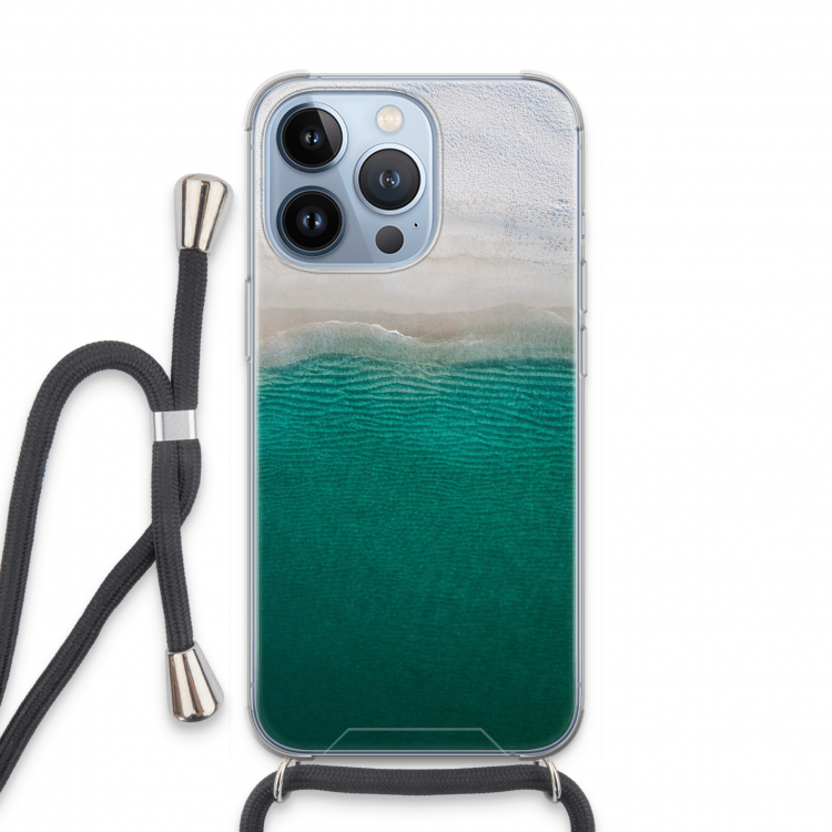 Stranded: iPhone 13 Pro Transparant Hoesje met koord