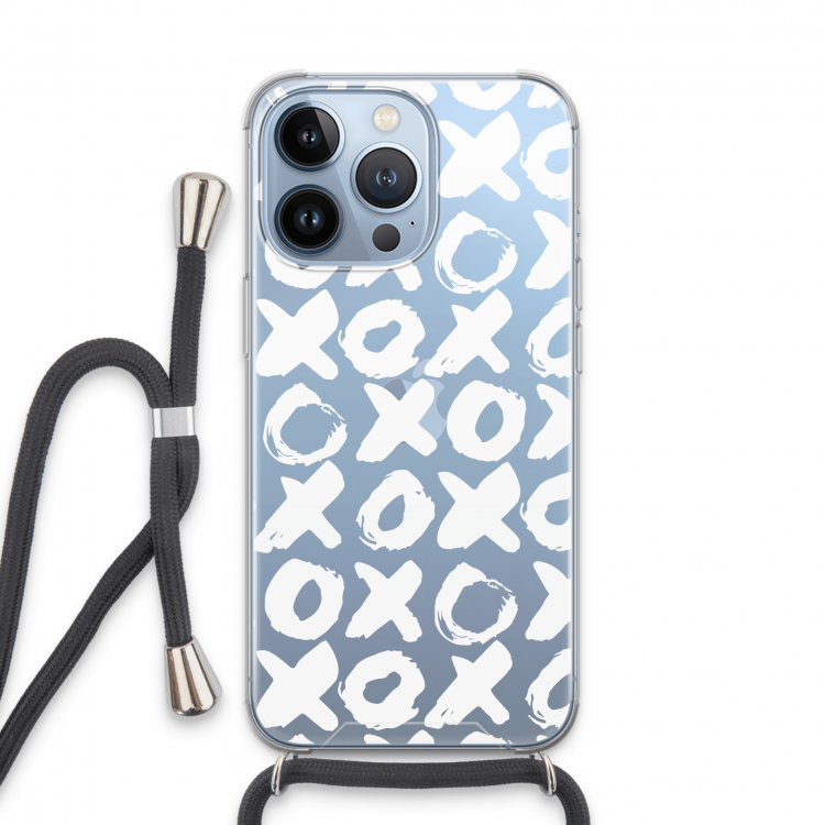 XOXO: iPhone 13 Pro Transparant Hoesje met koord