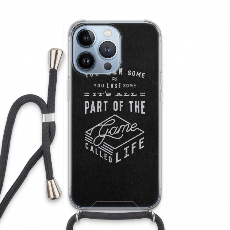 Life: iPhone 13 Pro Transparant Hoesje met koord