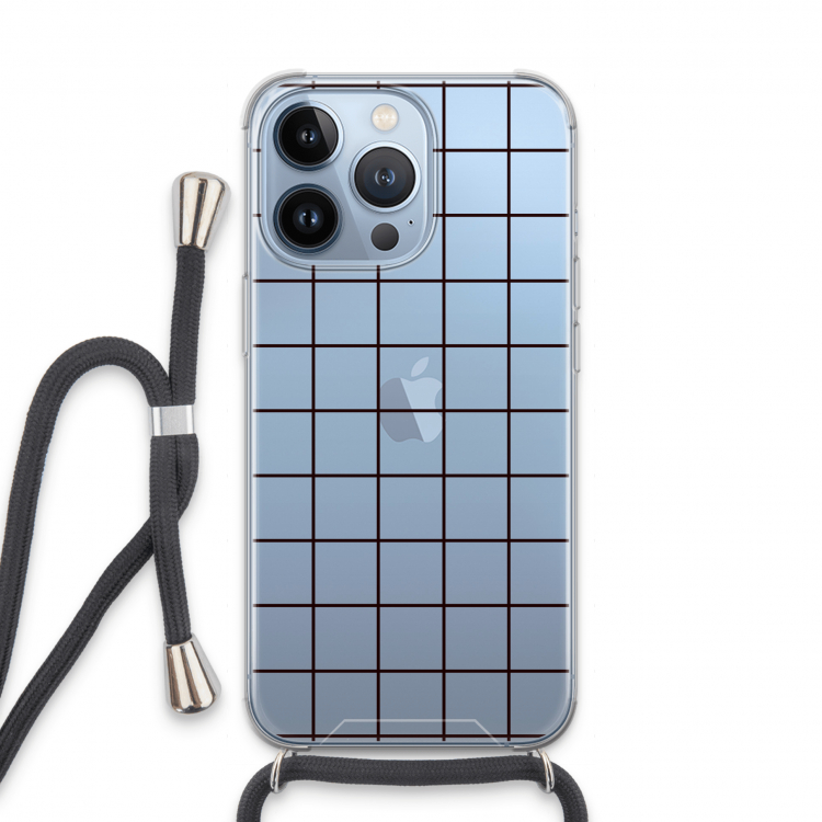 Rooster: iPhone 13 Pro Transparant Hoesje met koord