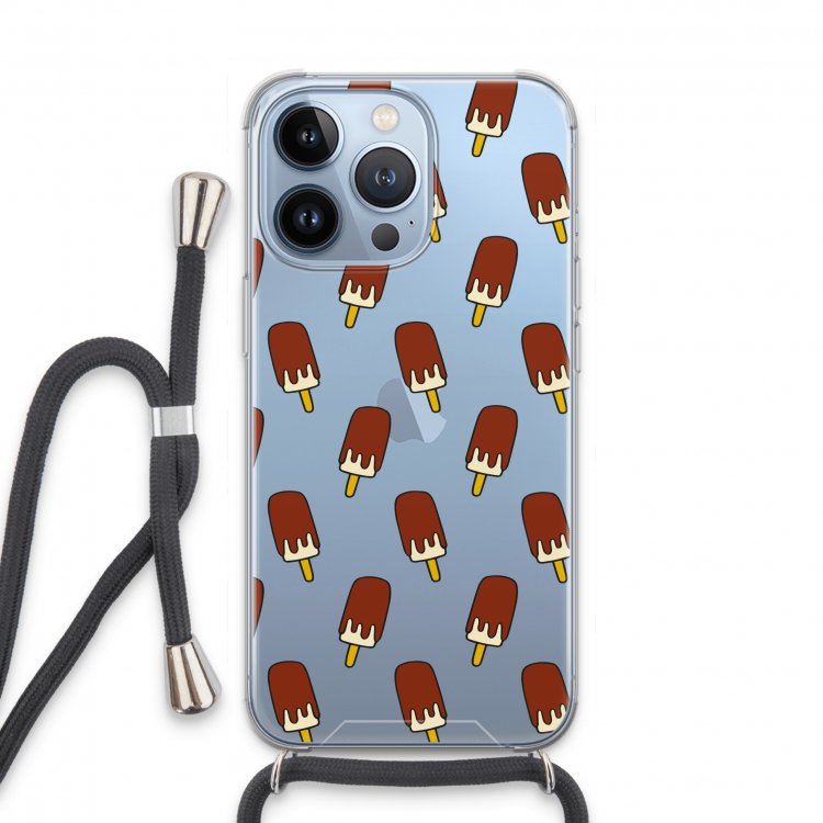 Yummy: iPhone 13 Pro Transparant Hoesje met koord