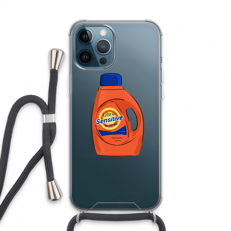 Ultra Sensitive: iPhone 13 Pro Max Transparant Hoesje met koord