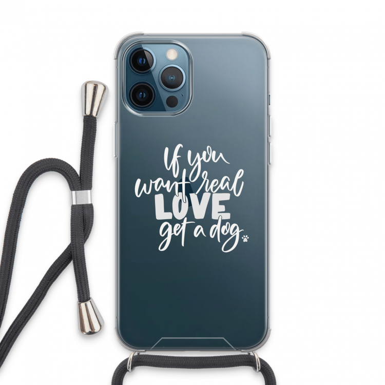 Partner in crime: iPhone 13 Pro Max Transparant Hoesje met koord