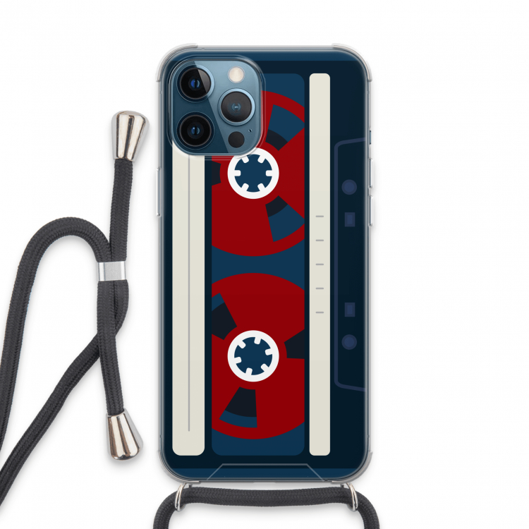 Here's your tape: iPhone 13 Pro Max Transparant Hoesje met koord