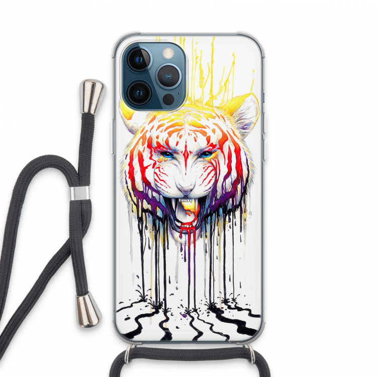 Fading: iPhone 13 Pro Max Transparant Hoesje met koord