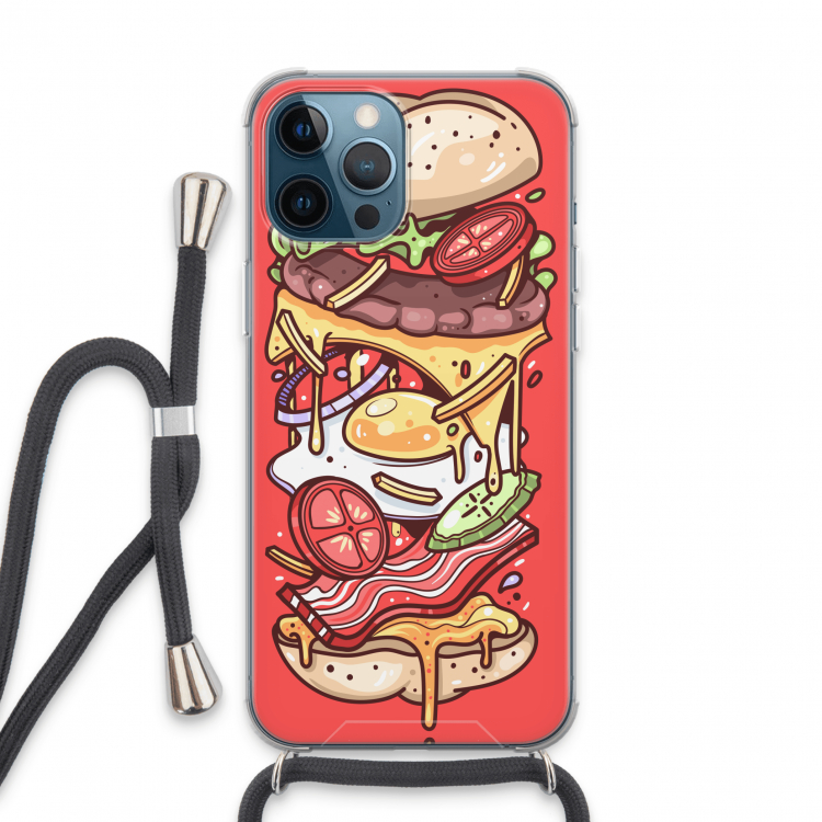 Diet Coke Please: iPhone 13 Pro Max Transparant Hoesje met koord