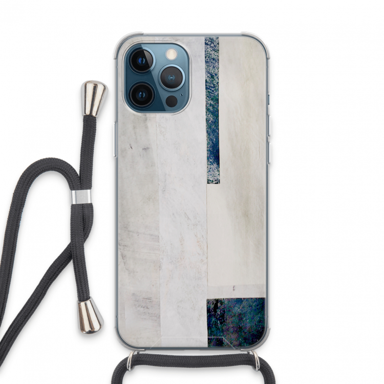 Meet you there: iPhone 13 Pro Max Transparant Hoesje met koord