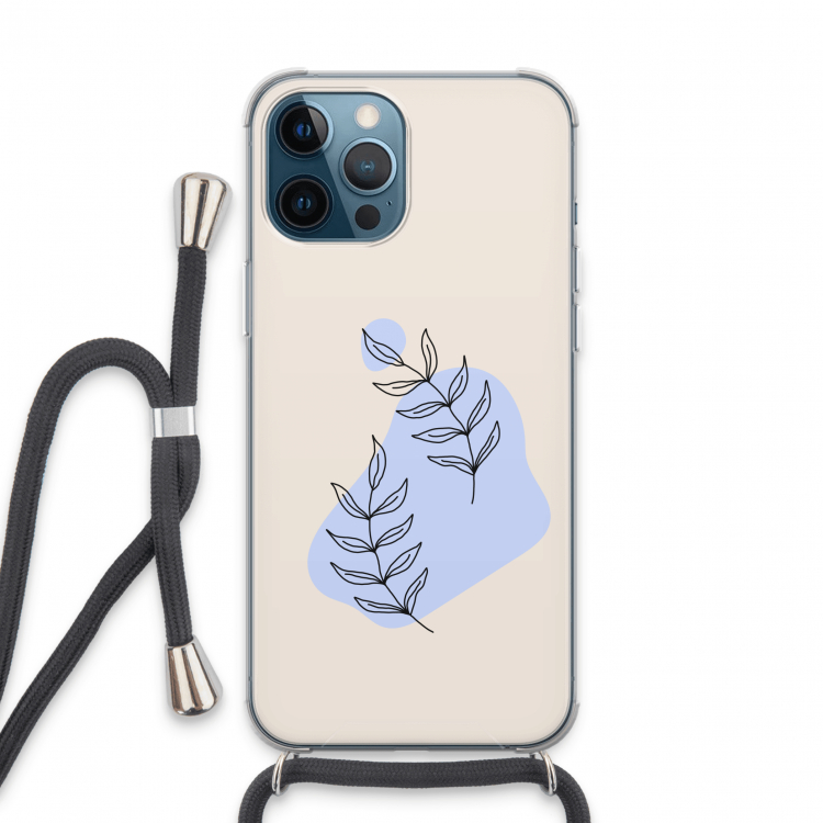 Leaf me if you can: iPhone 13 Pro Max Transparant Hoesje met koord