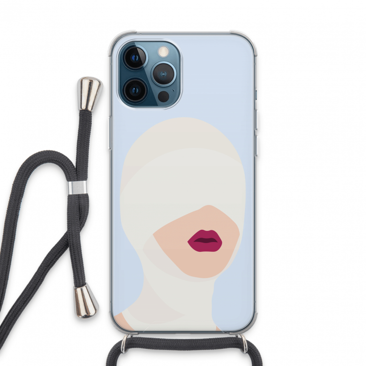 Incognito: iPhone 13 Pro Max Transparant Hoesje met koord