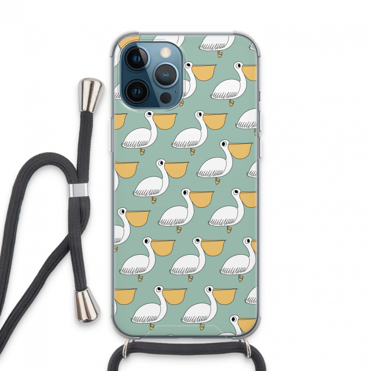 Pelican: iPhone 13 Pro Max Transparant Hoesje met koord