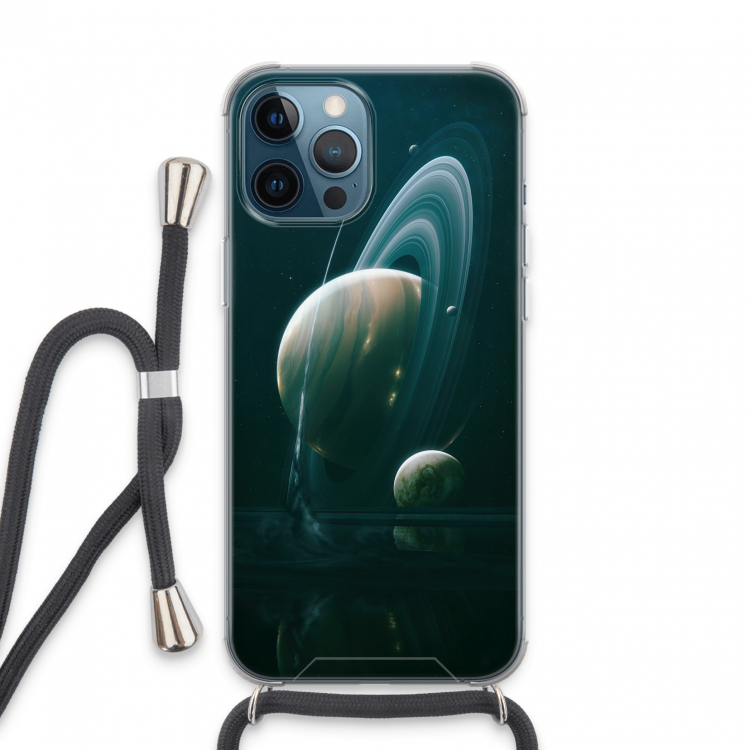 Mercurius: iPhone 13 Pro Max Transparant Hoesje met koord