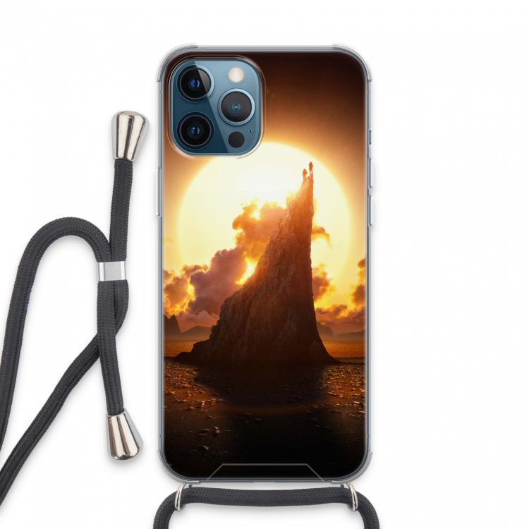 Children of the Sun: iPhone 13 Pro Max Transparant Hoesje met koord