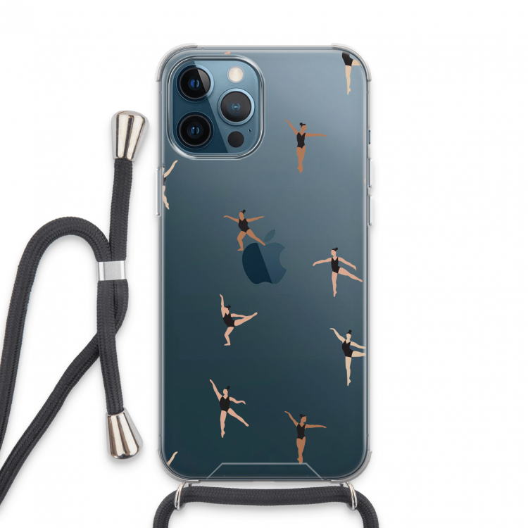 Dancing #1: iPhone 13 Pro Max Transparant Hoesje met koord