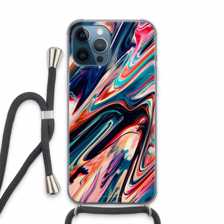 Quantum Being: iPhone 13 Pro Max Transparant Hoesje met koord
