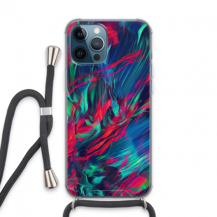 Pilgrims Of The Sea: iPhone 13 Pro Max Transparant Hoesje met koord