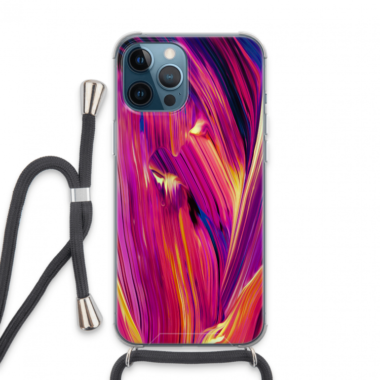 Phoenix: iPhone 13 Pro Max Transparant Hoesje met koord