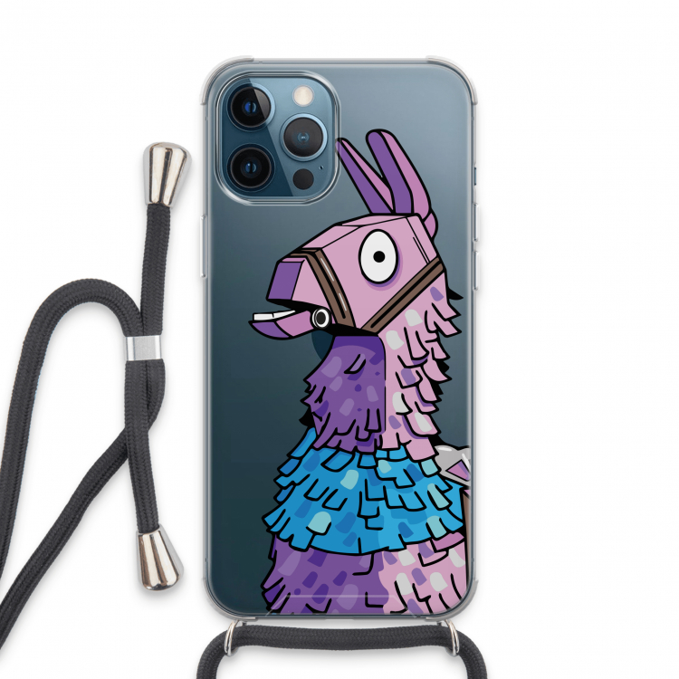 Lama: iPhone 13 Pro Max Transparant Hoesje met koord