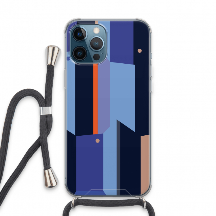Gestalte 3: iPhone 13 Pro Max Transparant Hoesje met koord