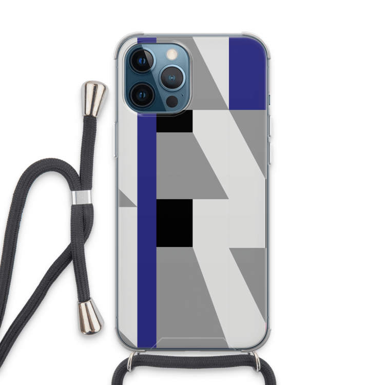 Gestalte 2: iPhone 13 Pro Max Transparant Hoesje met koord