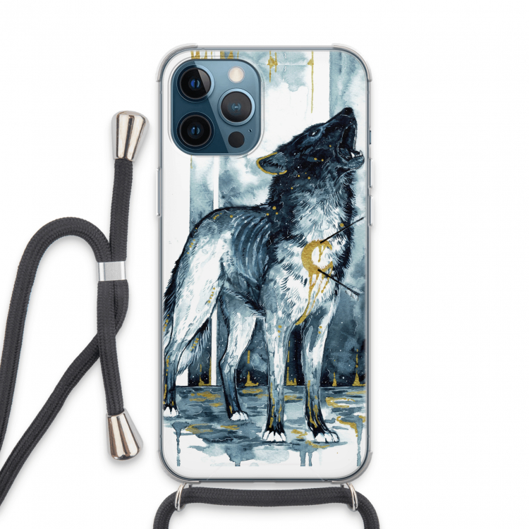Bleeding Soul: iPhone 13 Pro Max Transparant Hoesje met koord