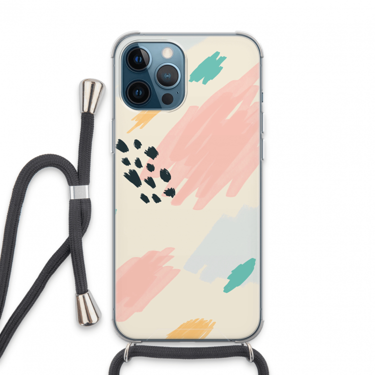 Sunday Chillings: iPhone 13 Pro Max Transparant Hoesje met koord