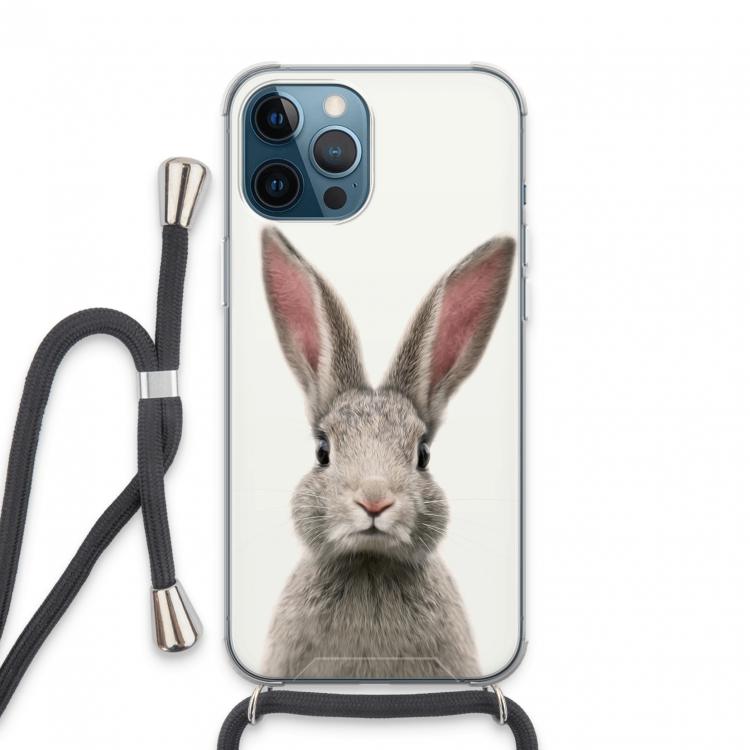 Daisy: iPhone 13 Pro Max Transparant Hoesje met koord