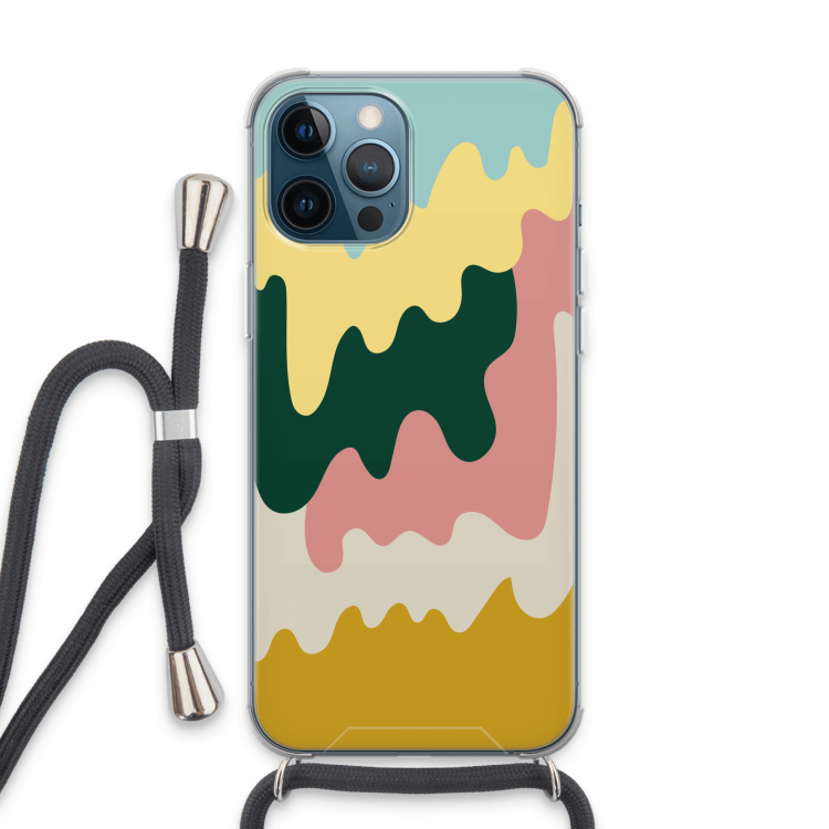Baar B: iPhone 13 Pro Max Transparant Hoesje met koord