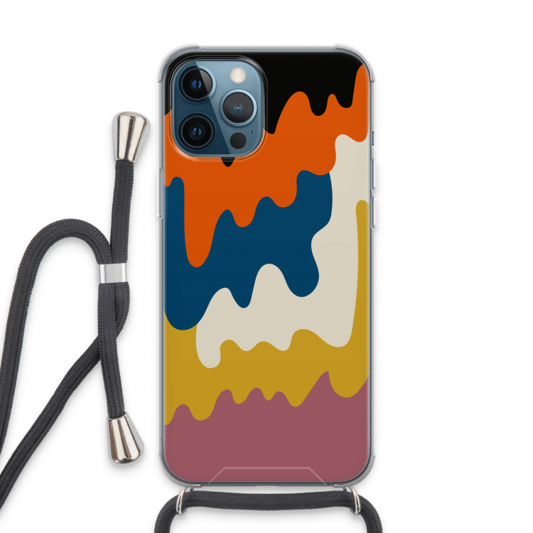 Baar A: iPhone 13 Pro Max Transparant Hoesje met koord