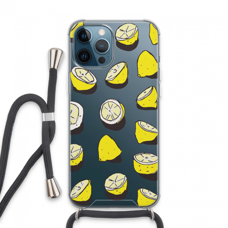 When Life Gives You Lemons...: iPhone 13 Pro Max Transparant Hoesje met koord