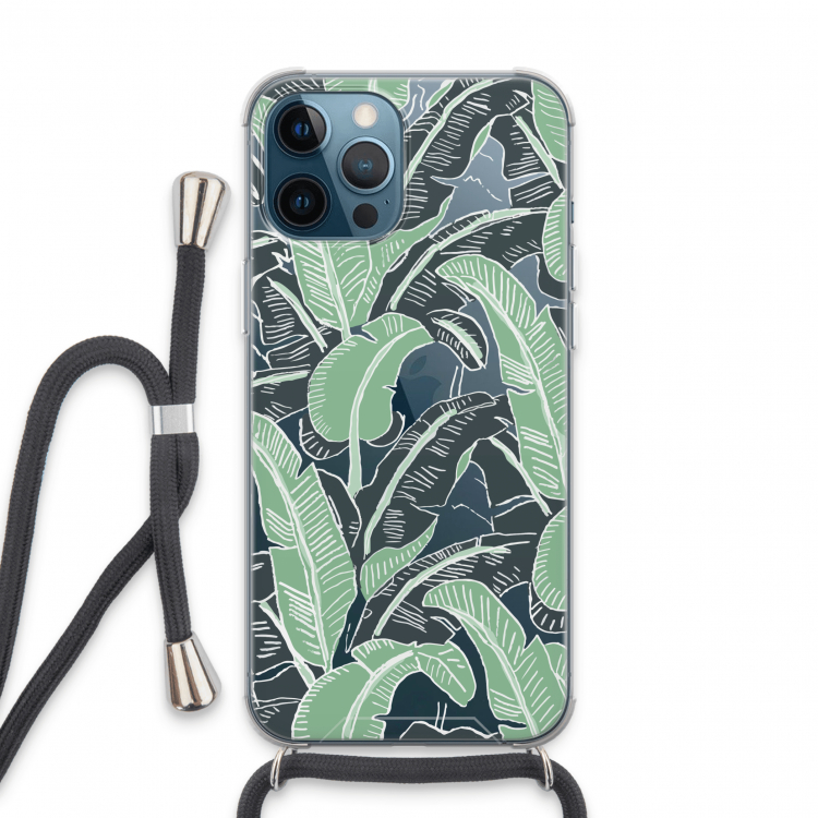 This Sh*t Is Bananas: iPhone 13 Pro Max Transparant Hoesje met koord
