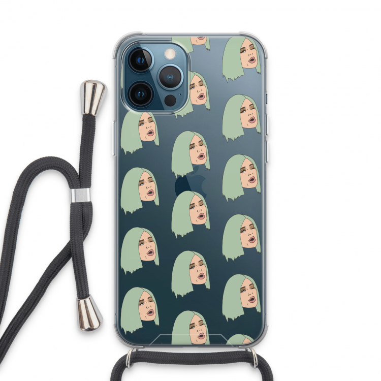 King Kylie: iPhone 13 Pro Max Transparant Hoesje met koord