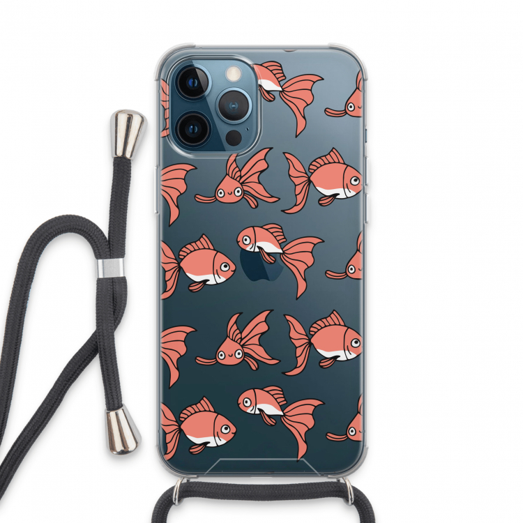 Blub: iPhone 13 Pro Max Transparant Hoesje met koord