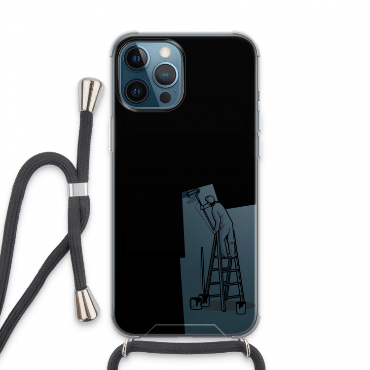 Musketon Painter: iPhone 13 Pro Max Transparant Hoesje met koord