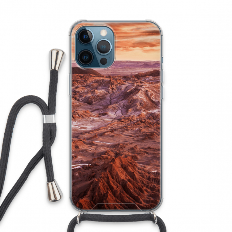 Mars: iPhone 13 Pro Max Transparant Hoesje met koord