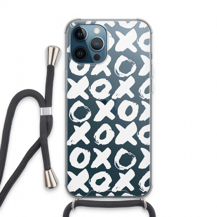 XOXO: iPhone 13 Pro Max Transparant Hoesje met koord
