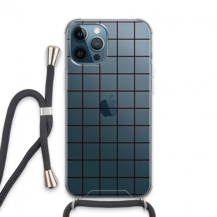 Rooster: iPhone 13 Pro Max Transparant Hoesje met koord
