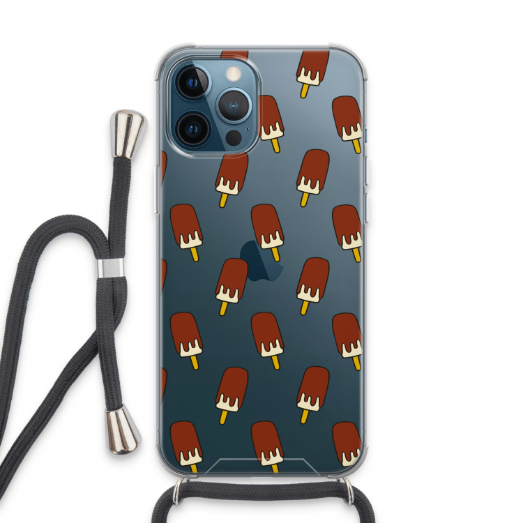 Yummy: iPhone 13 Pro Max Transparant Hoesje met koord