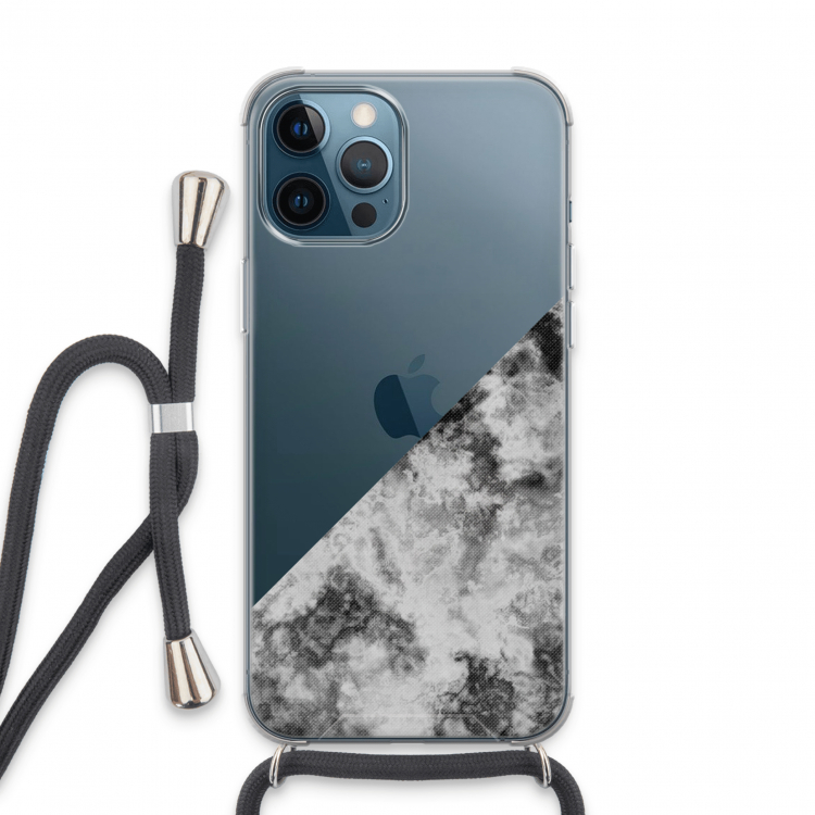 Onweer: iPhone 13 Pro Max Transparant Hoesje met koord