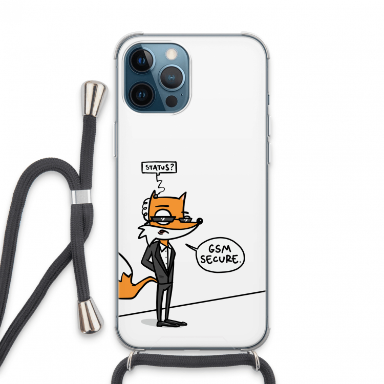 GSM secure: iPhone 13 Pro Max Transparant Hoesje met koord