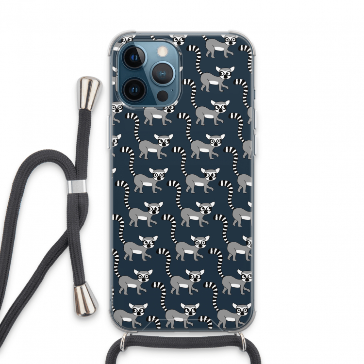 Makis: iPhone 13 Pro Max Transparant Hoesje met koord