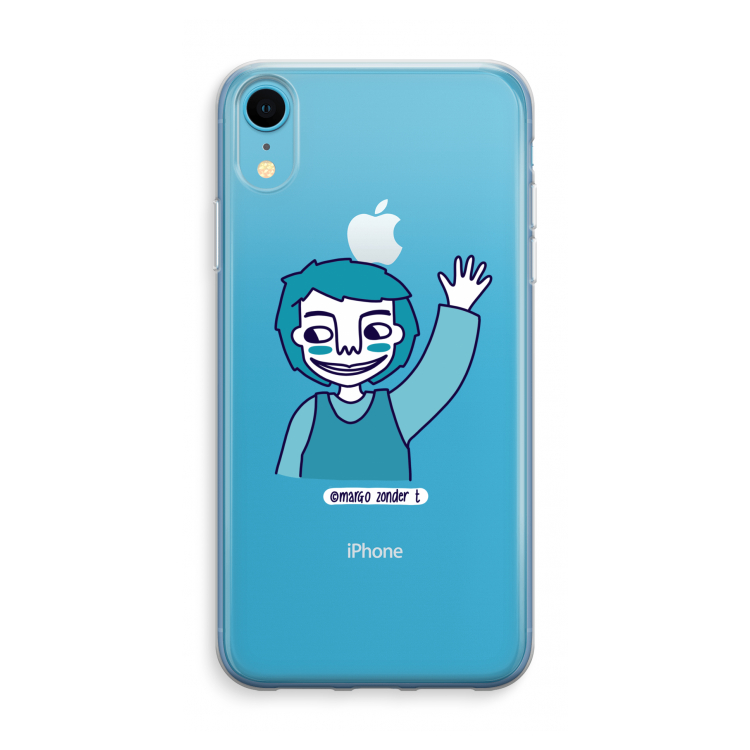 Zwaai: iPhone XR Transparant Hoesje