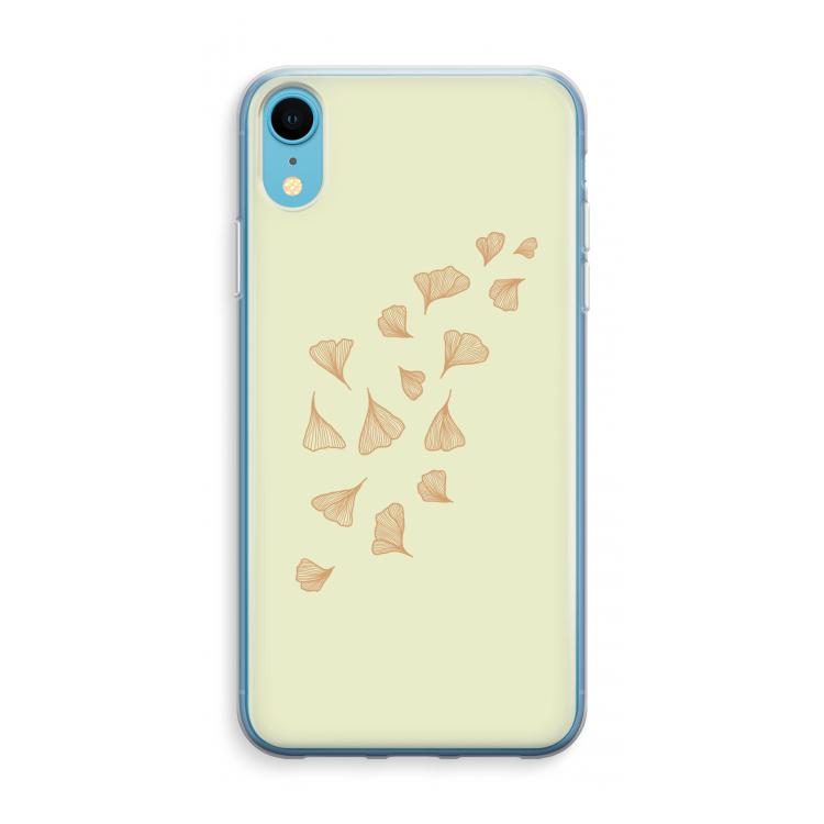 Falling Leaves: iPhone XR Transparant Hoesje