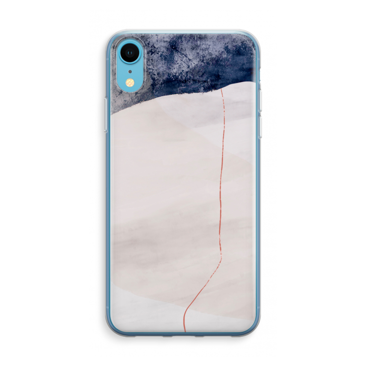 Stone White: iPhone XR Transparant Hoesje