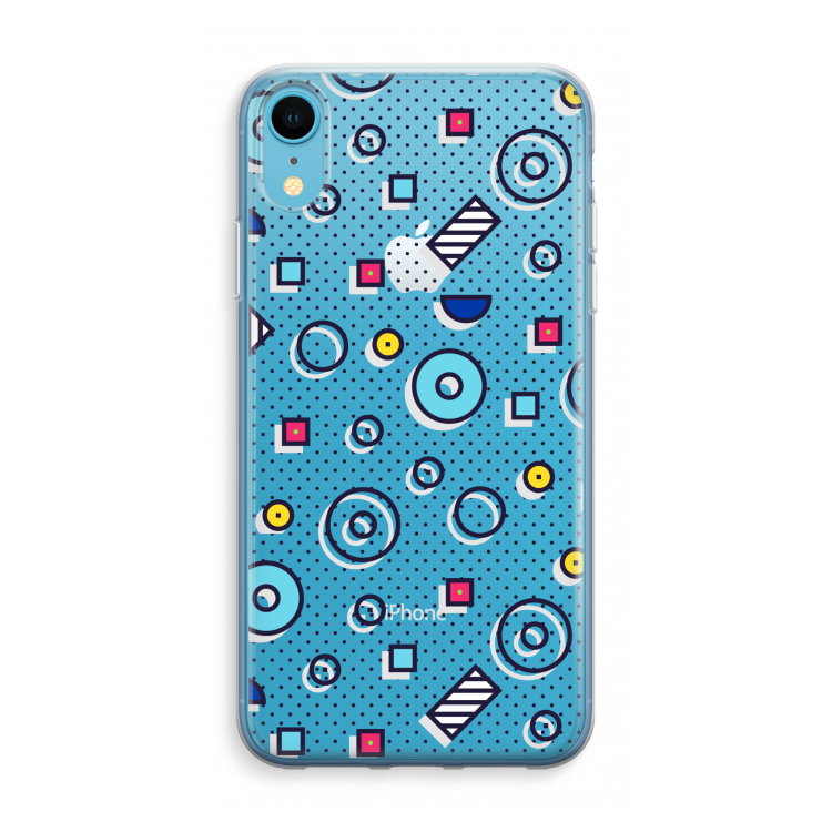 8-bit N°9: iPhone XR Transparant Hoesje