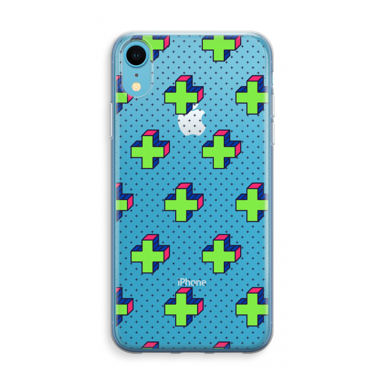 8-bit N°10: iPhone XR Transparant Hoesje