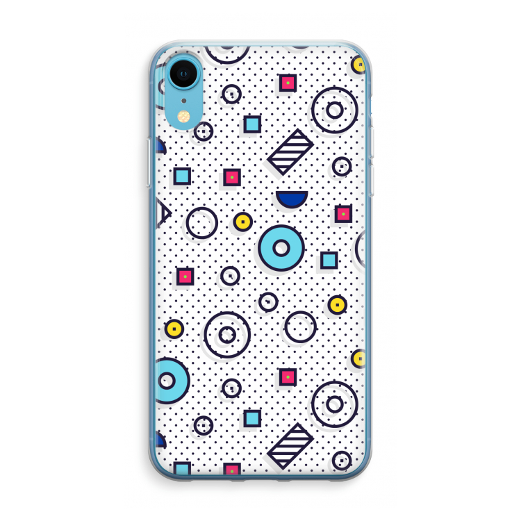 8-bit N°9: iPhone XR Transparant Hoesje